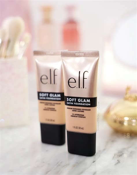 elf satin foundation swatches|More.